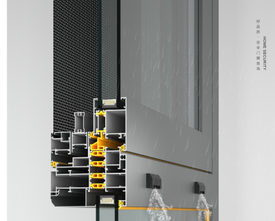 110断桥窗纱一体